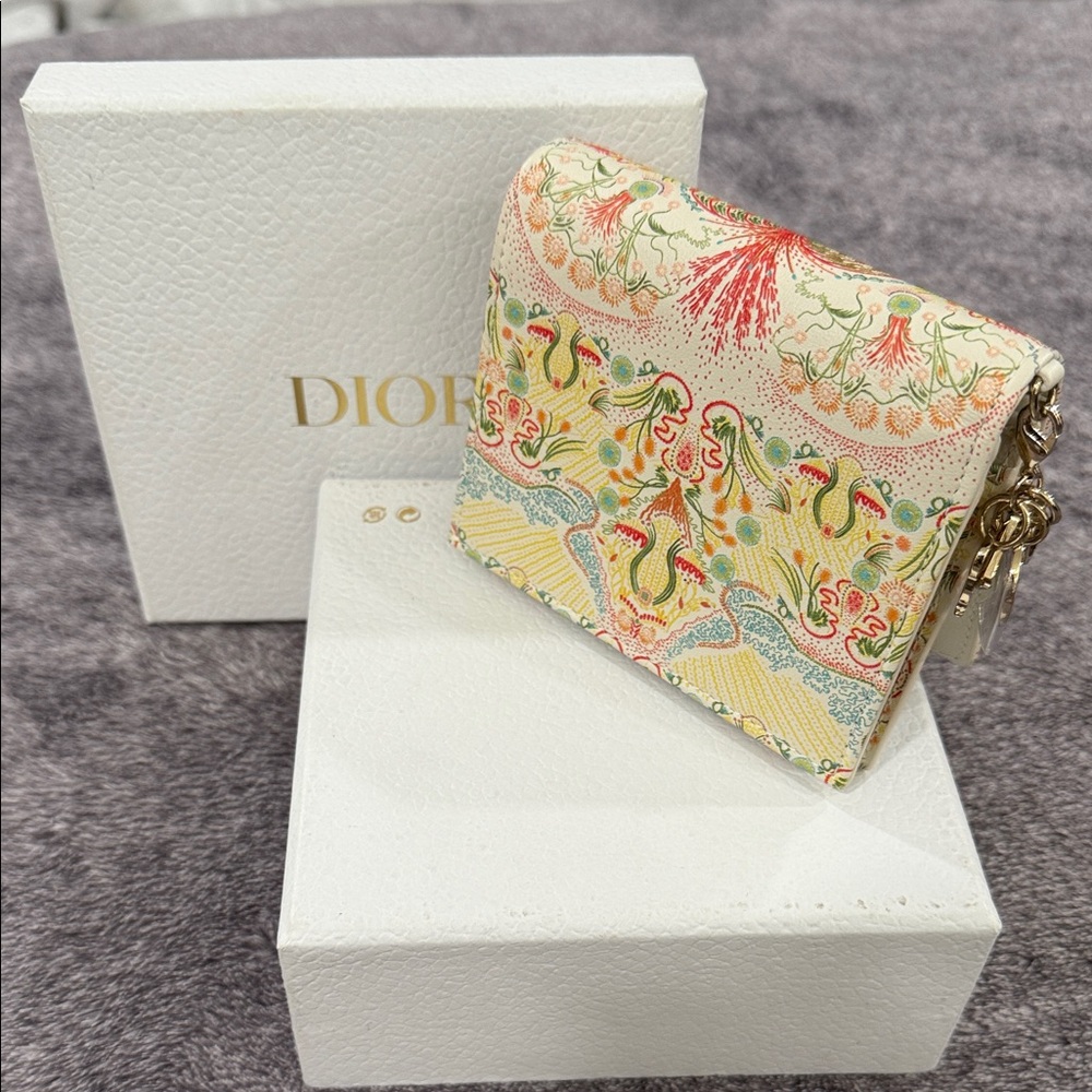 Dior Floral Pattern Wallet Limited Edition